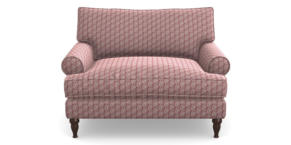 Product photograph of Cooksbridge Snuggler In Cloth 21 - Spring Twig - Cassis from Sofas and Stuff Limited