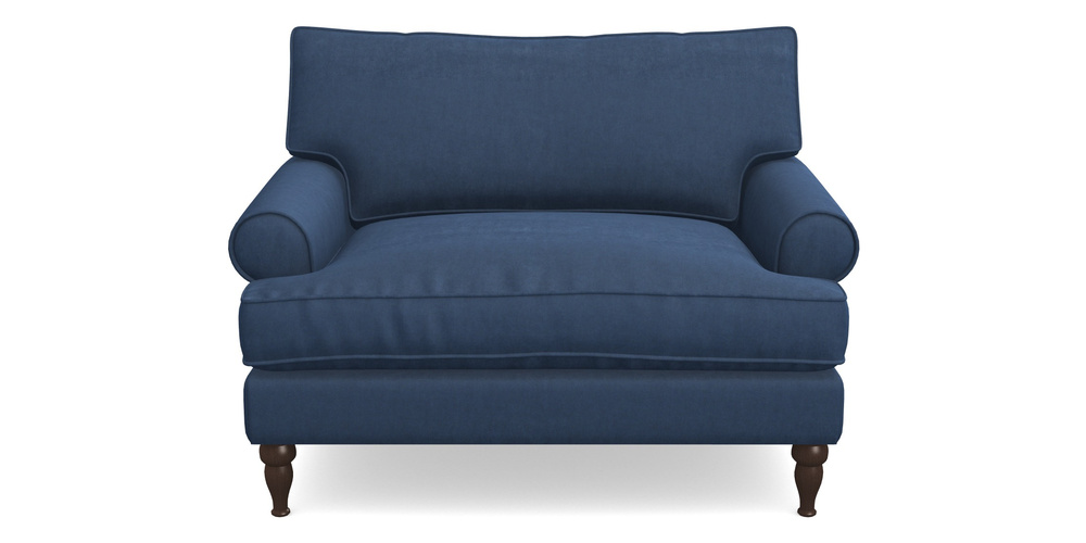 Product photograph of Cooksbridge Snuggler In Clever Tough And Eco Velvet - Agean from Sofas and Stuff Limited