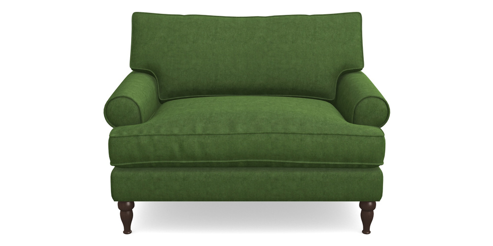 Product photograph of Cooksbridge Snuggler In Clever Tough And Eco Velvet - Shamrock from Sofas and Stuff Limited