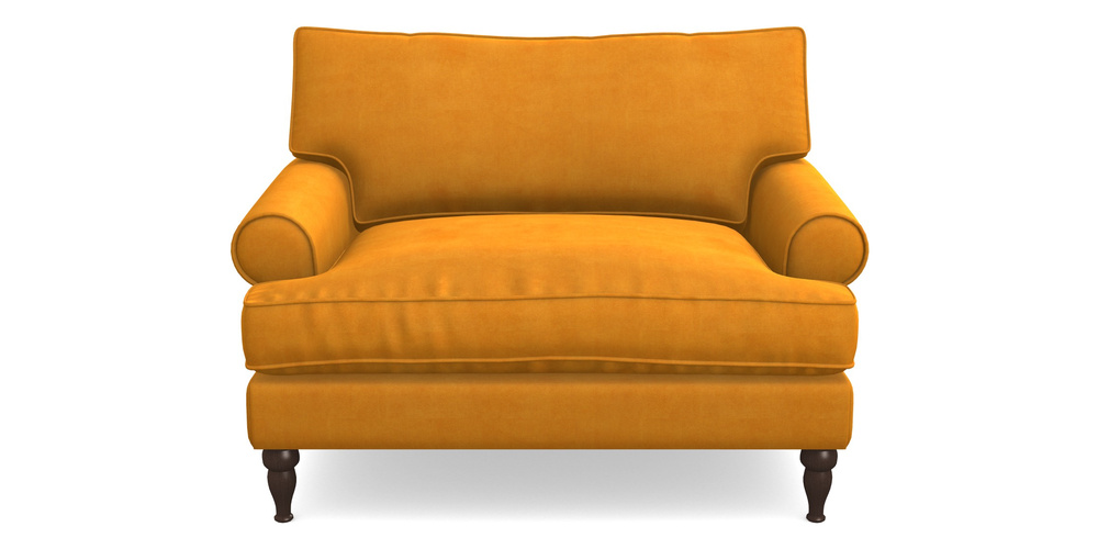 Product photograph of Cooksbridge Snuggler In Clever Tough And Eco Velvet - Spice from Sofas and Stuff Limited