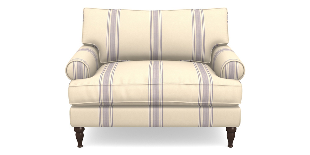 Product photograph of Cooksbridge Snuggler In Cloth 22 - Racing Stripes Cheltenham - Blueberry from Sofas and Stuff Limited