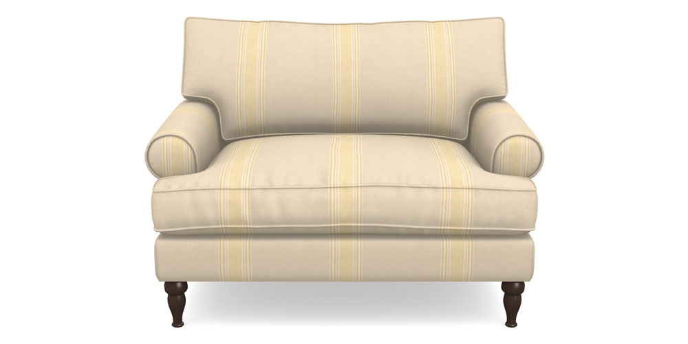 Product photograph of Cooksbridge Snuggler In Cloth 22 - Racing Stripes Cheltenham - Lemon from Sofas and Stuff Limited