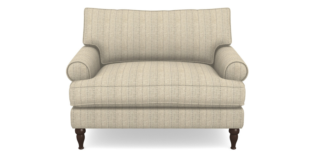 Product photograph of Cooksbridge Snuggler In Cloth 20 - Design 1 - Natural Herringbone from Sofas and Stuff Limited