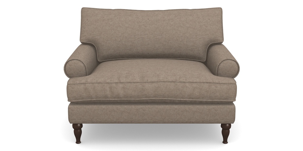 Product photograph of Cooksbridge Snuggler In Easy Clean Plain - Camel from Sofas and Stuff Limited