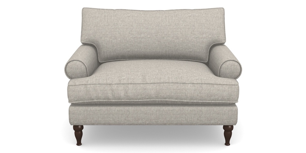 Product photograph of Cooksbridge Snuggler In Easy Clean Plain - Dove from Sofas and Stuff Limited