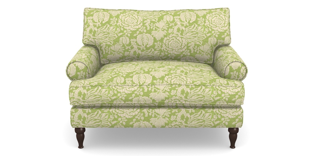 Product photograph of Cooksbridge Snuggler In V A Brompton Collection - Flowering Kale - Lime from Sofas and Stuff Limited