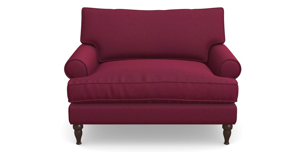 Product photograph of Cooksbridge Snuggler In House Velvet - Claret from Sofas and Stuff Limited