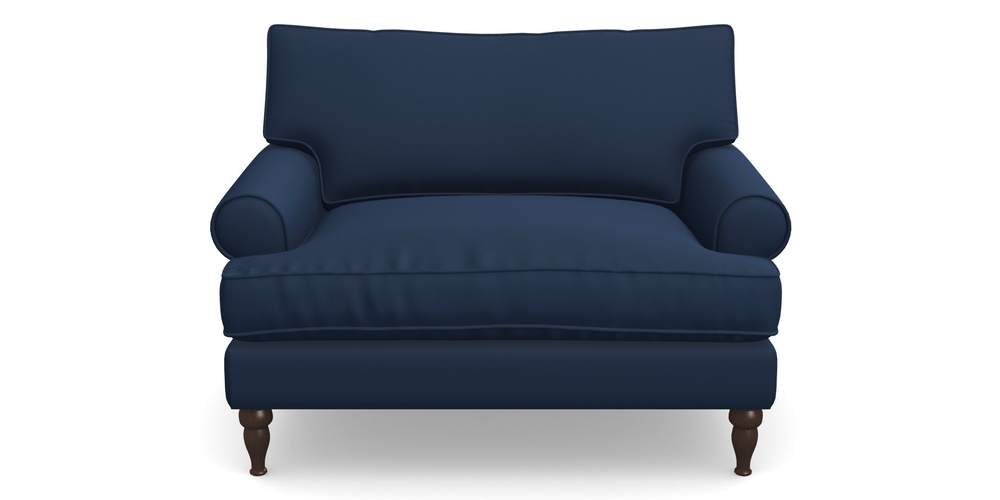 Product photograph of Cooksbridge Snuggler In House Velvet - Indigo from Sofas and Stuff Limited