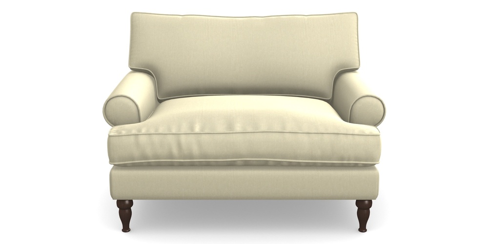 Product photograph of Cooksbridge Snuggler In House Velvet - Latte from Sofas and Stuff Limited