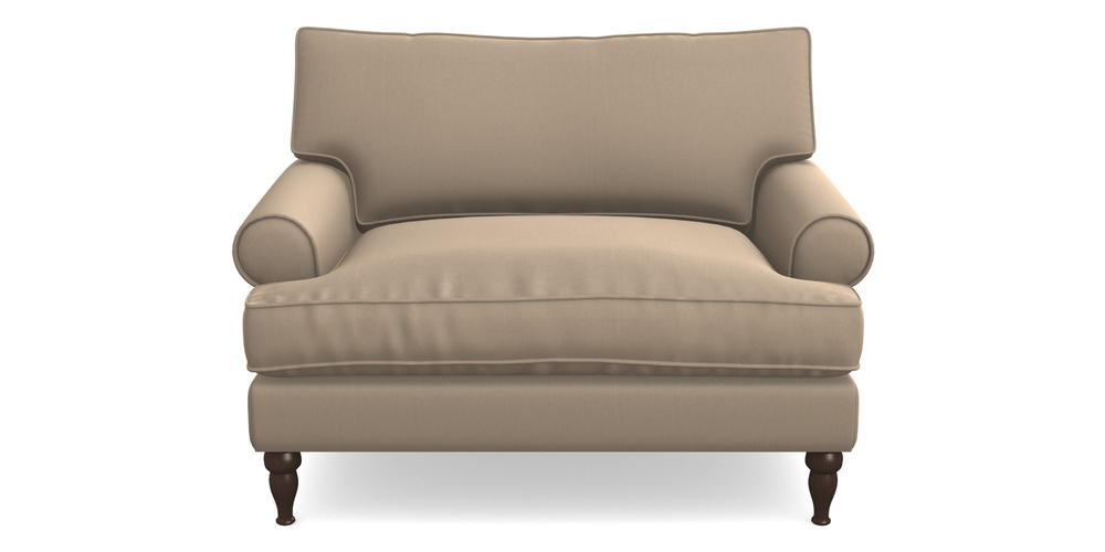 Product photograph of Cooksbridge Snuggler In House Velvet - Linen from Sofas and Stuff Limited