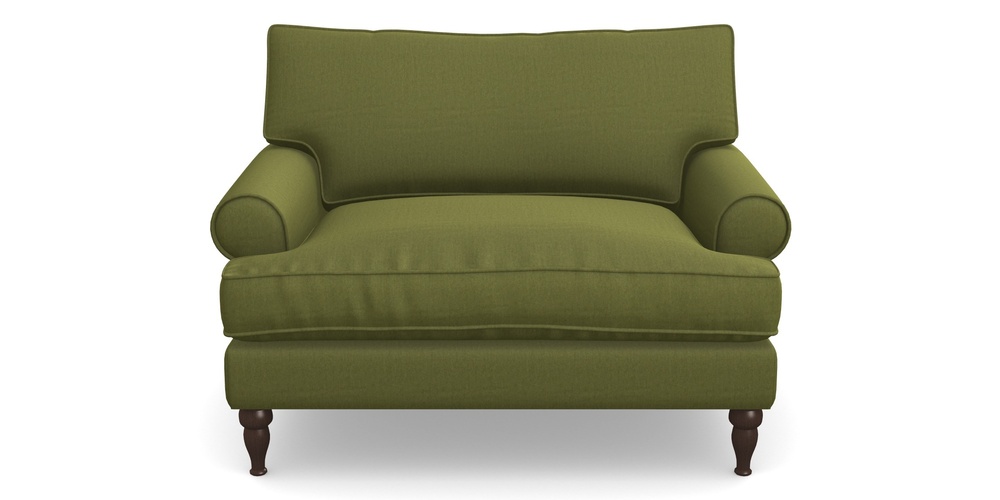 Product photograph of Cooksbridge Snuggler In House Velvet - Olive from Sofas and Stuff Limited