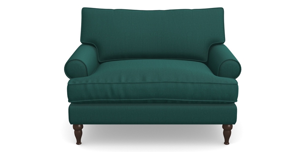 Product photograph of Cooksbridge Snuggler In House Velvet - Peacock from Sofas and Stuff Limited