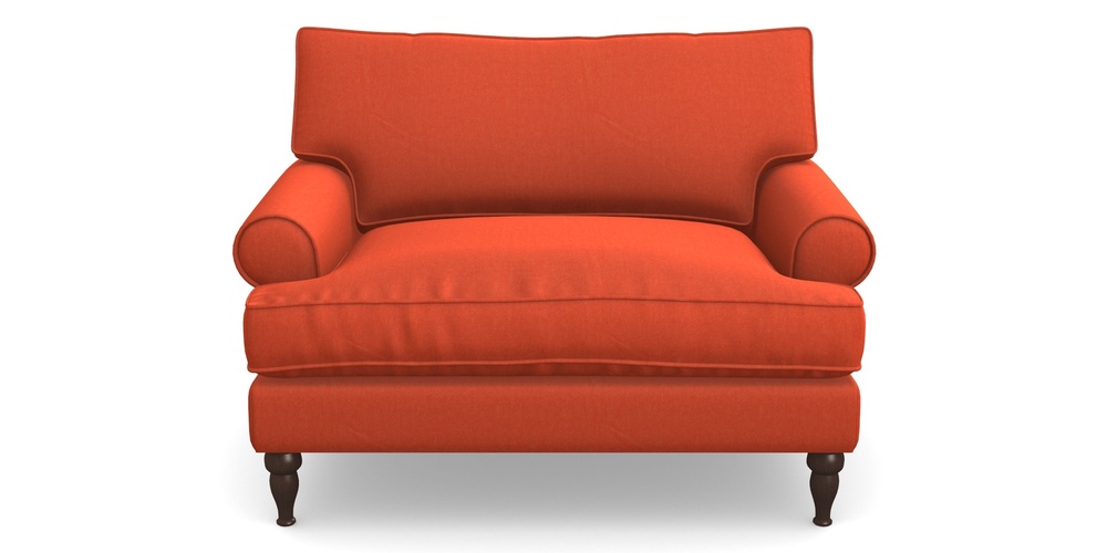 Product photograph of Cooksbridge Snuggler In House Velvet - Terracotta from Sofas and Stuff Limited