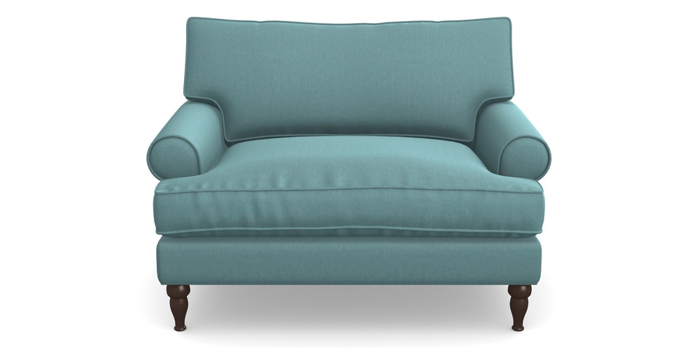 Product photograph of Cooksbridge Snuggler In House Velvet - Wedgewood from Sofas and Stuff Limited