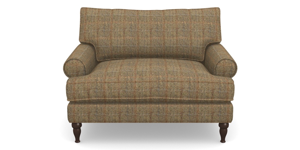 Product photograph of Cooksbridge Snuggler In Harris Tweed House - Harris Tweed House Bracken Herringbone from Sofas and Stuff Limited