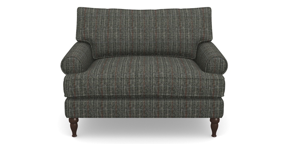 Product photograph of Cooksbridge Snuggler In Harris Tweed House - Harris Tweed House Grey from Sofas and Stuff Limited