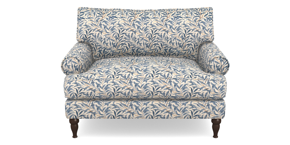 Product photograph of Cooksbridge Snuggler In William Morris Collection - Willow Boughs - Woad from Sofas and Stuff Limited