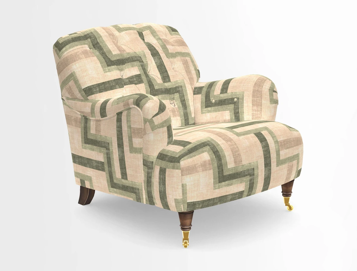 Ditchling Chair in Two Tone Plain Biscuit