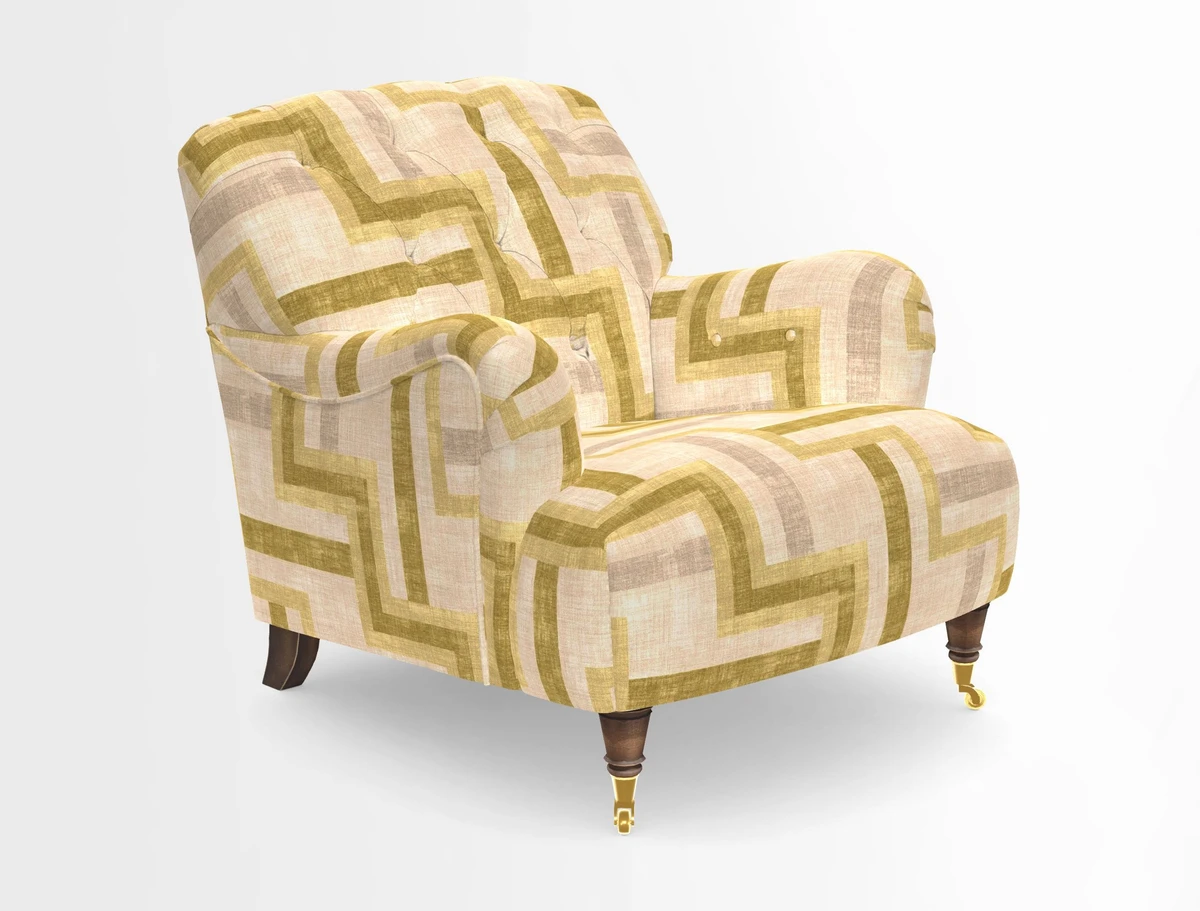 Ditchling Chair in Two Tone Plain Biscuit