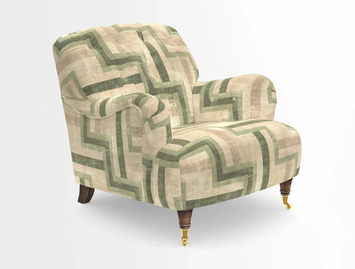 Ditchling Chair in Two Tone Plain Biscuit