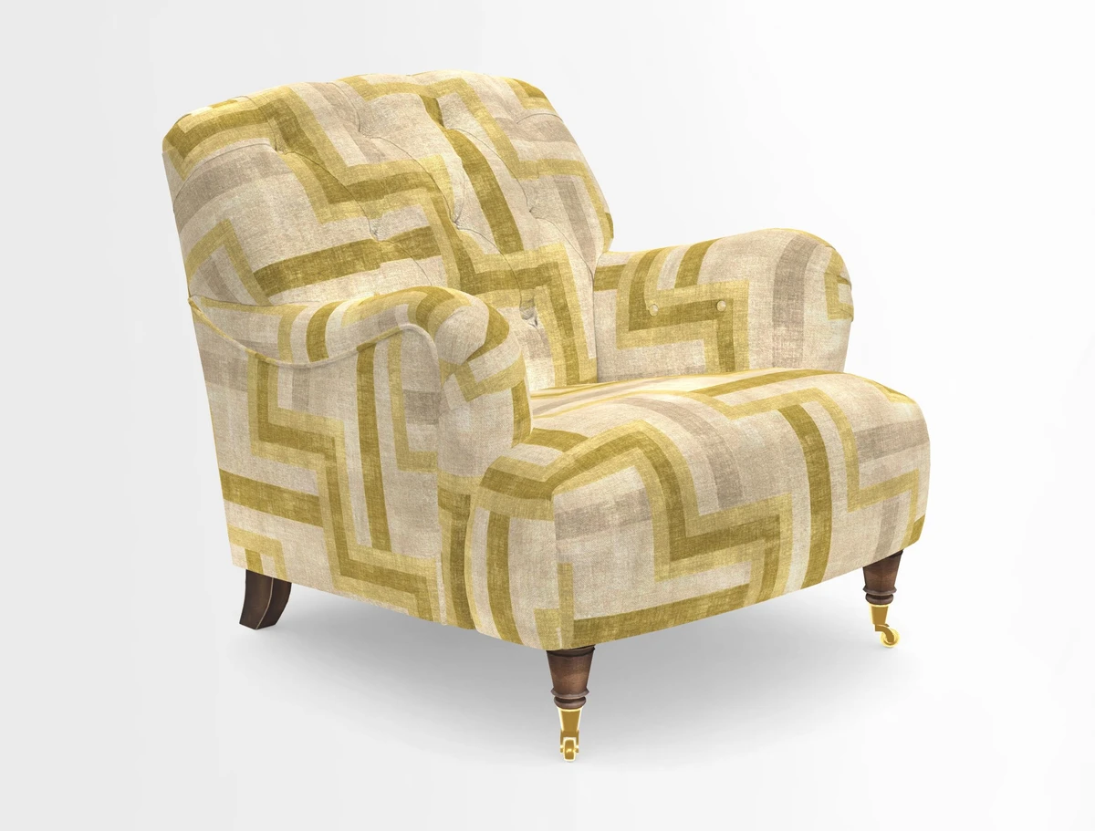 Ditchling Chair in Two Tone Plain Biscuit