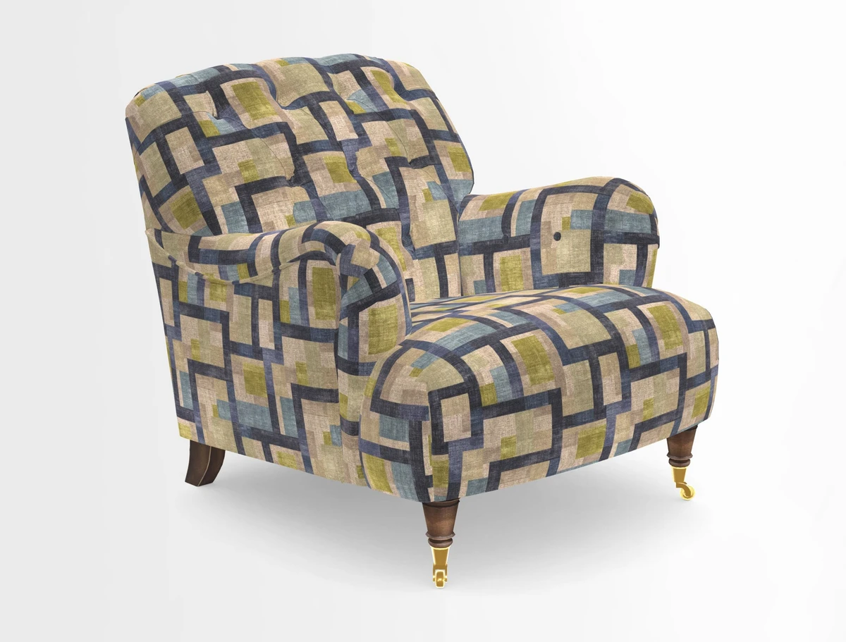 Ditchling Chair in Two Tone Plain Biscuit