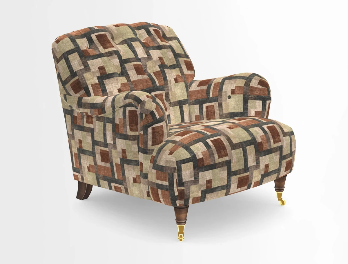 Ditchling Chair in Two Tone Plain Biscuit