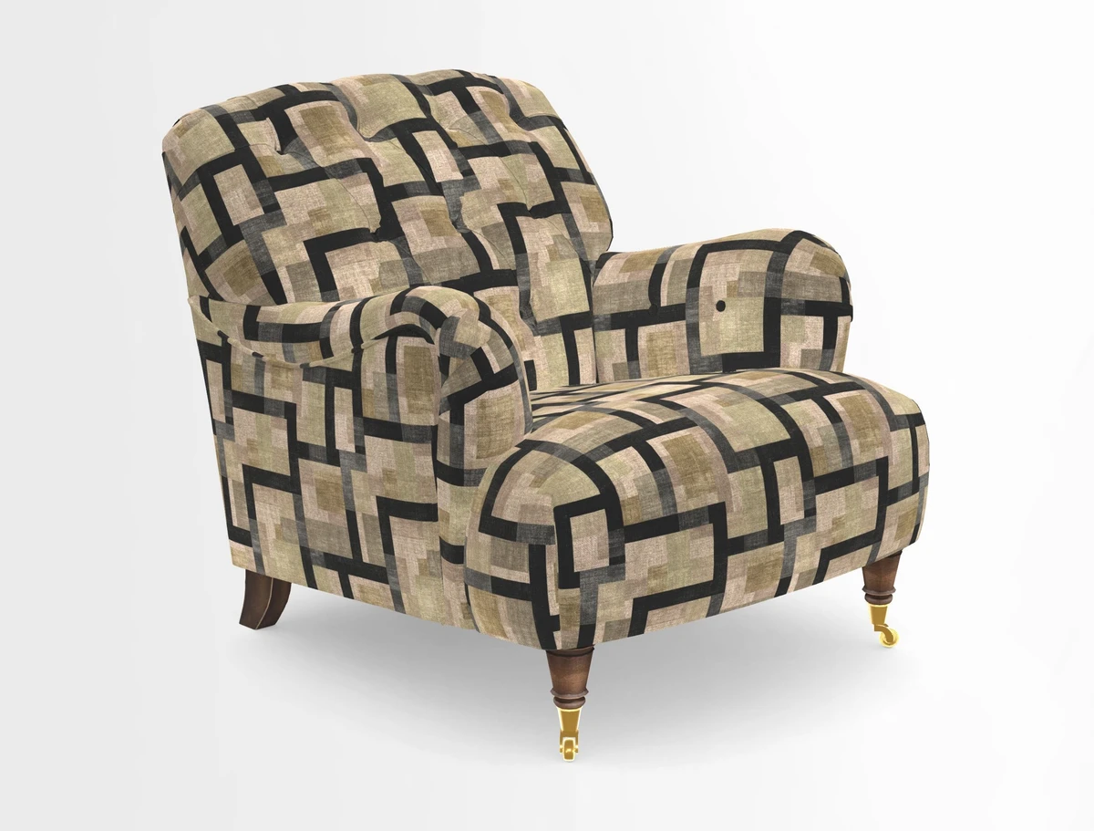 Ditchling Chair in Two Tone Plain Biscuit