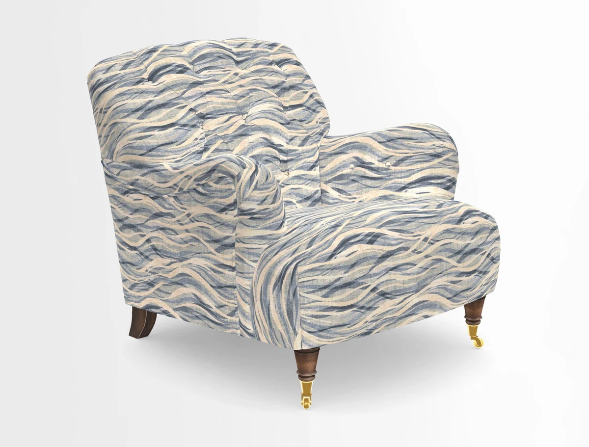 Ditchling Chair in Two Tone Plain Biscuit