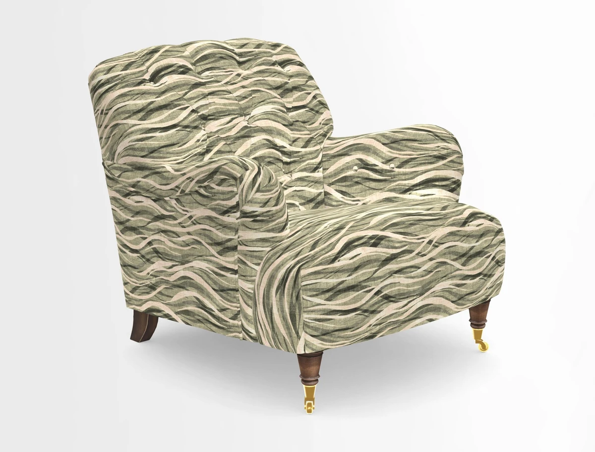 Ditchling Chair in Two Tone Plain Biscuit