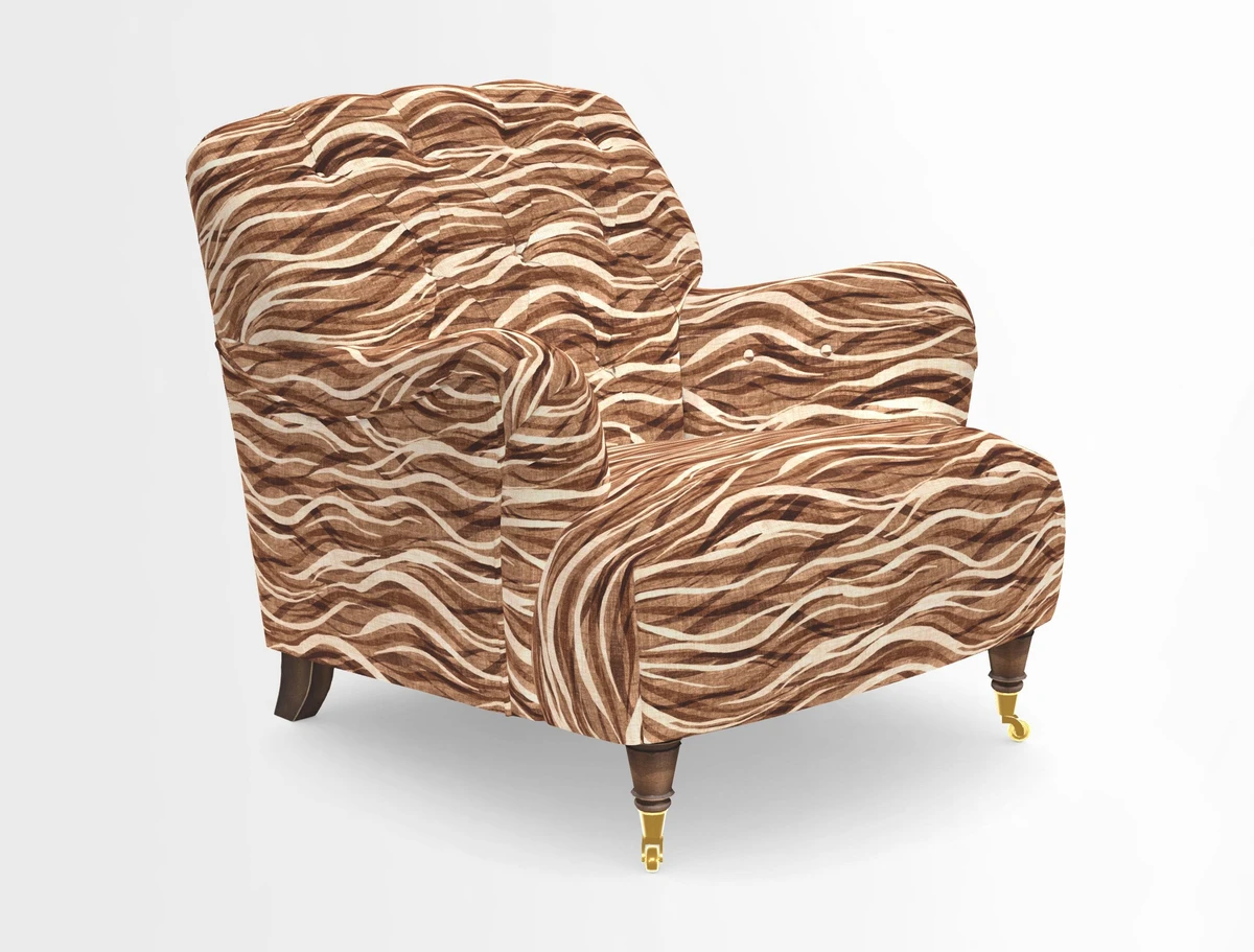 Ditchling Chair in Two Tone Plain Biscuit
