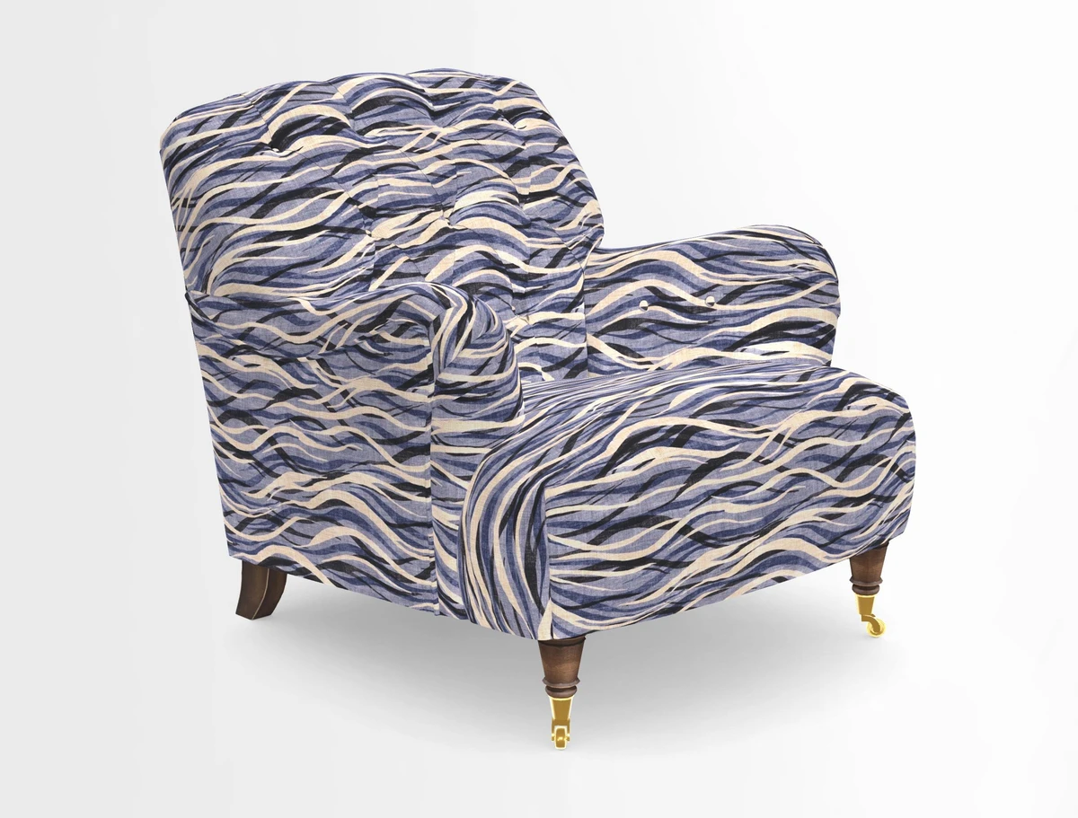 Ditchling Chair in Two Tone Plain Biscuit