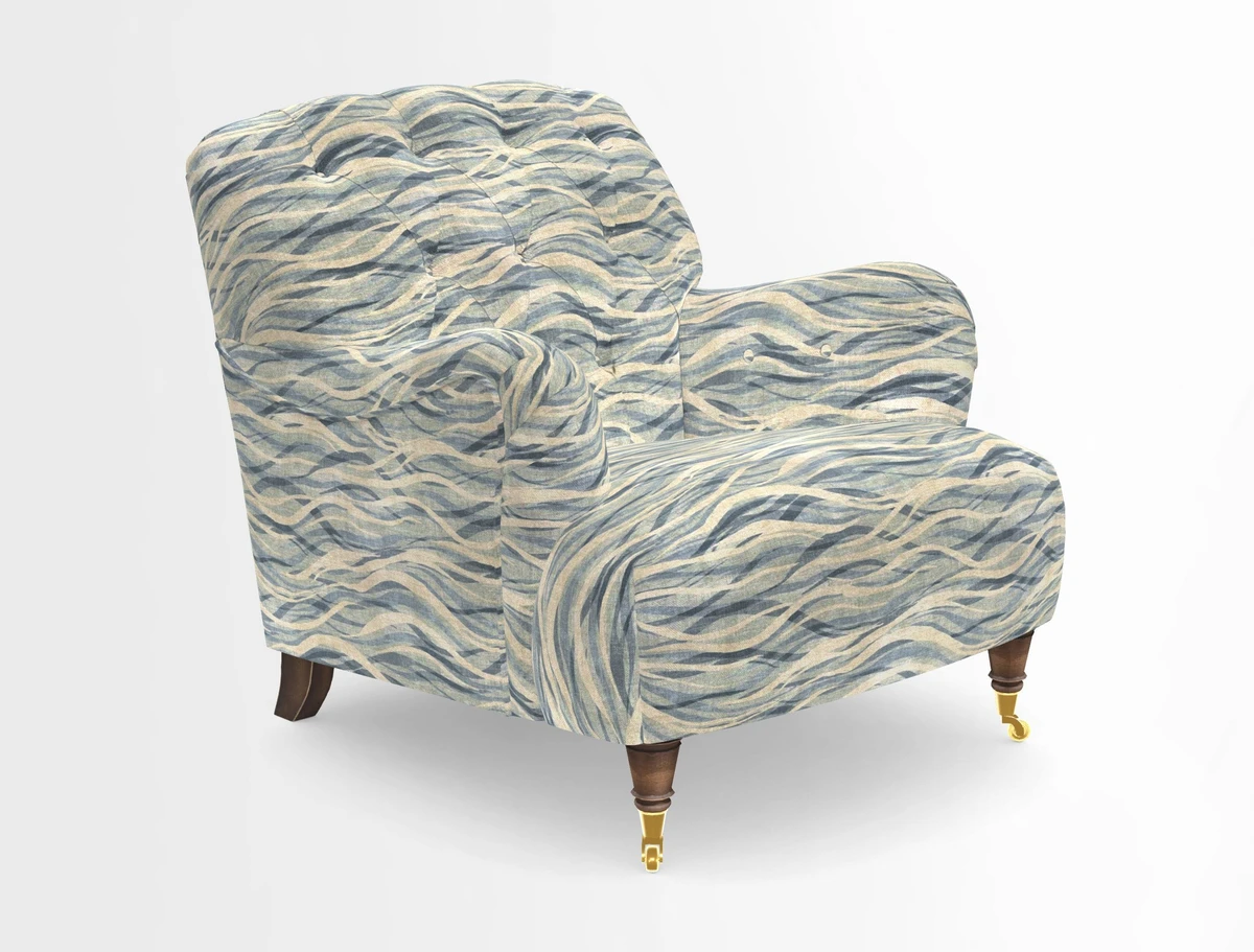 Ditchling Chair in Two Tone Plain Biscuit