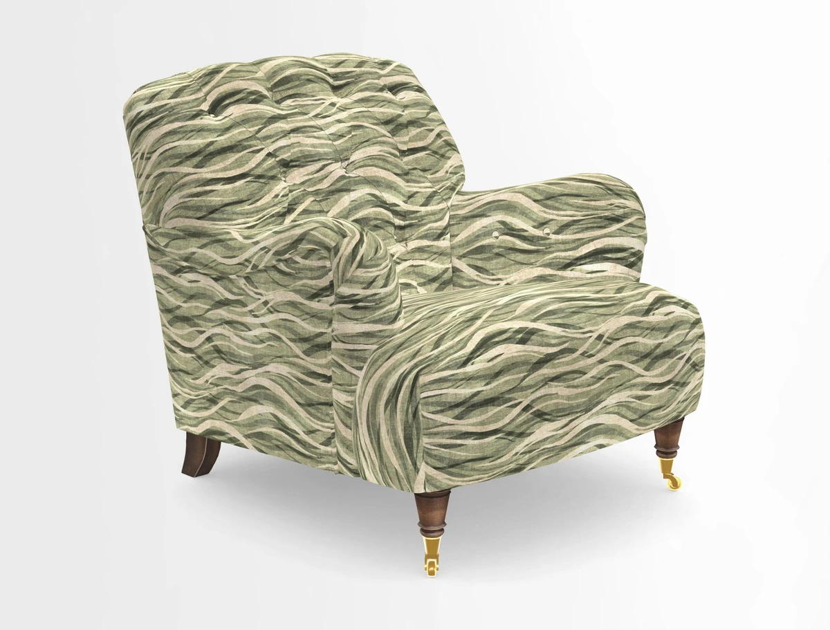 Ditchling Chair in Two Tone Plain Biscuit
