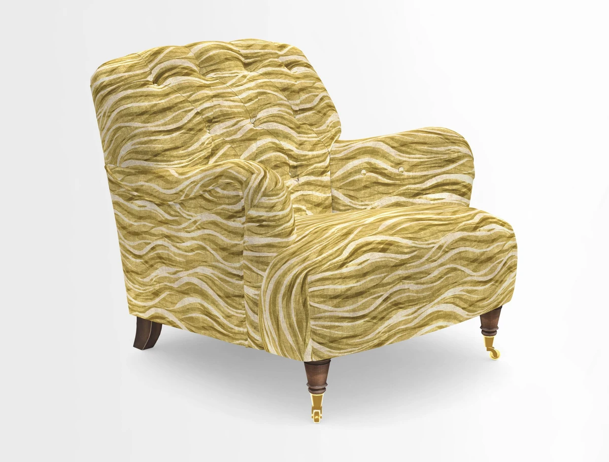 Ditchling Chair in Two Tone Plain Biscuit