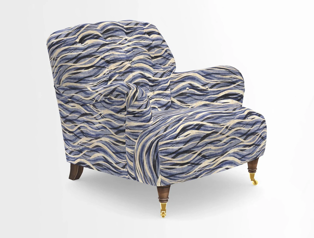 Ditchling Chair in Two Tone Plain Biscuit