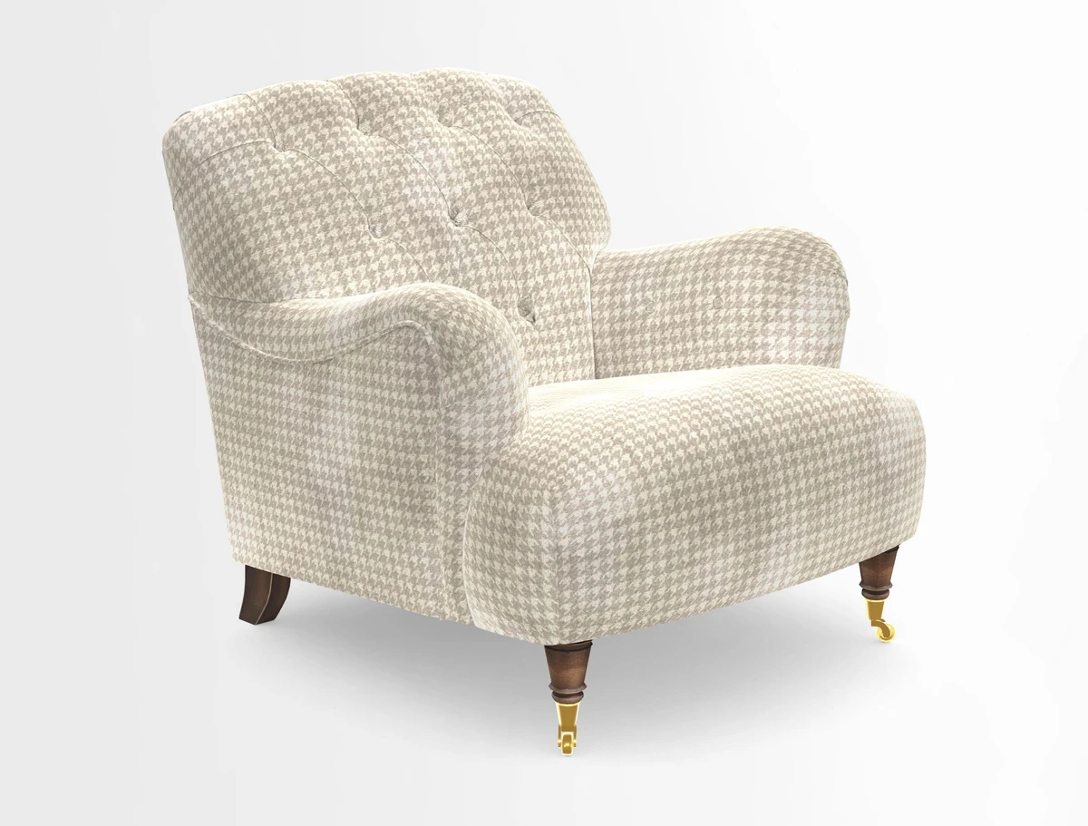 Ditchling Chair in Two Tone Plain Biscuit