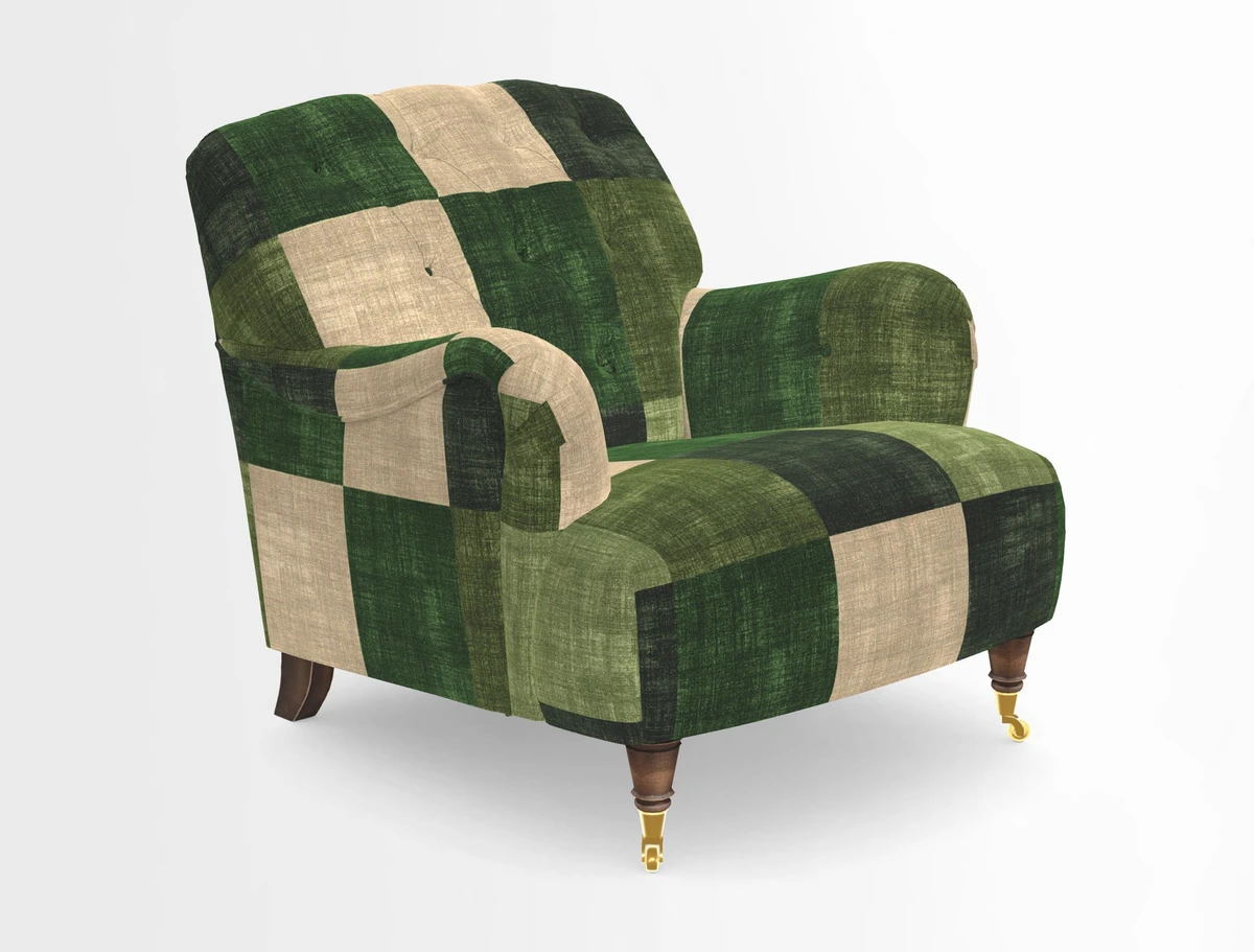 Ditchling Chair in Two Tone Plain Biscuit