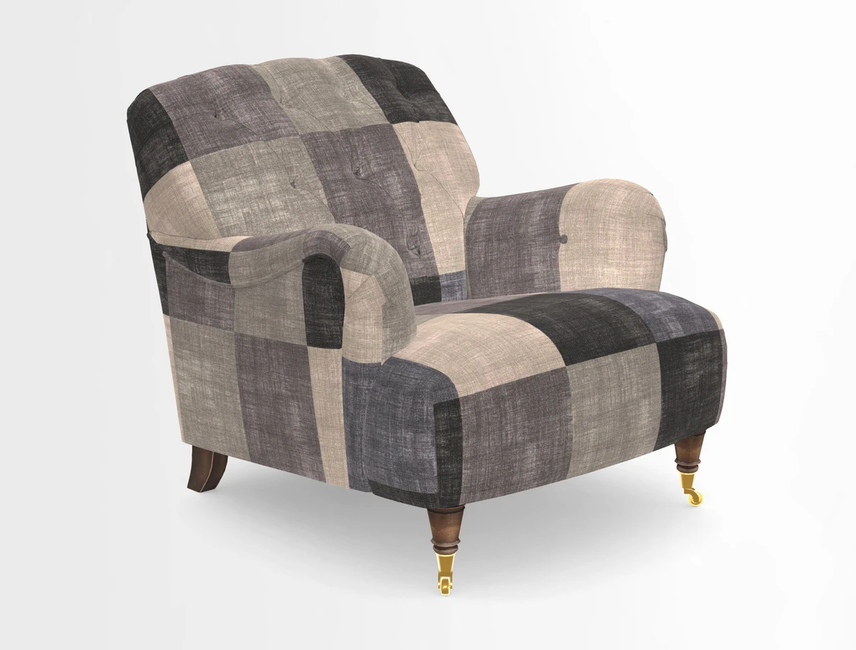Ditchling Chair in Two Tone Plain Biscuit