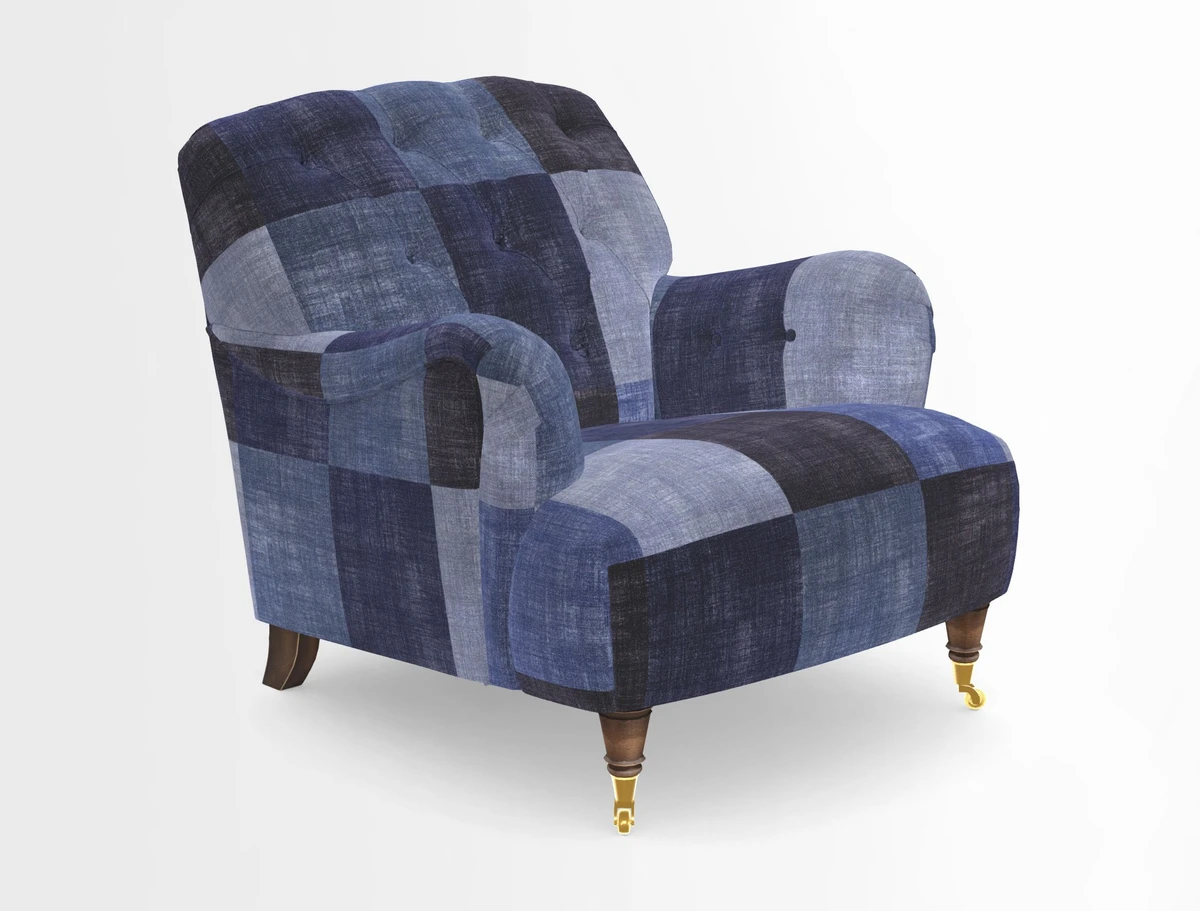Ditchling Chair in Two Tone Plain Biscuit