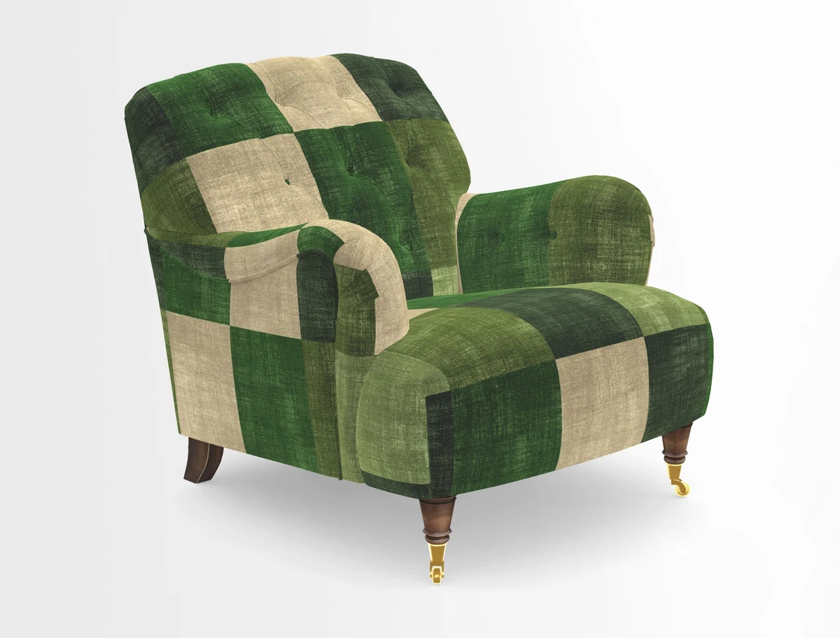 Ditchling Chair in Two Tone Plain Biscuit