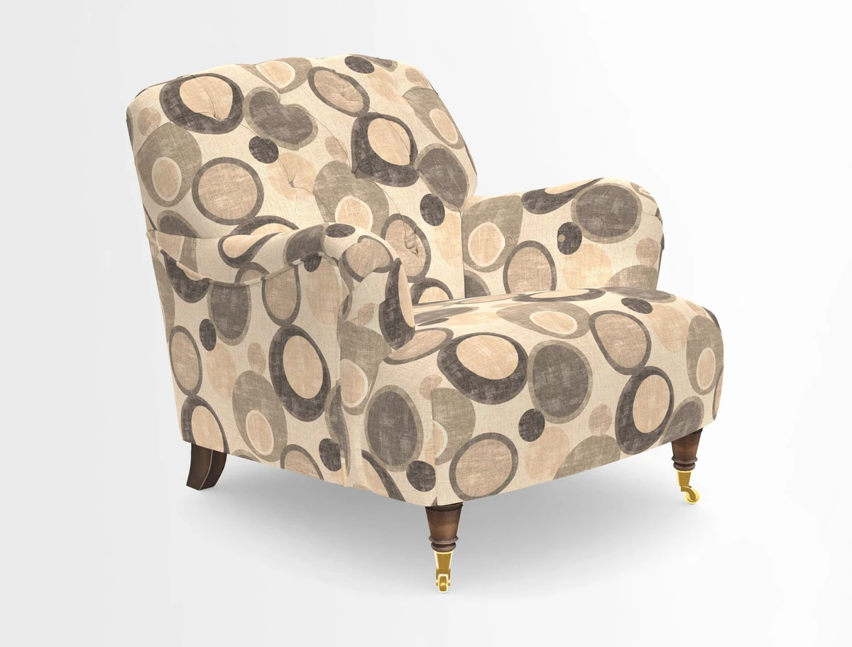 Ditchling Chair in Two Tone Plain Biscuit