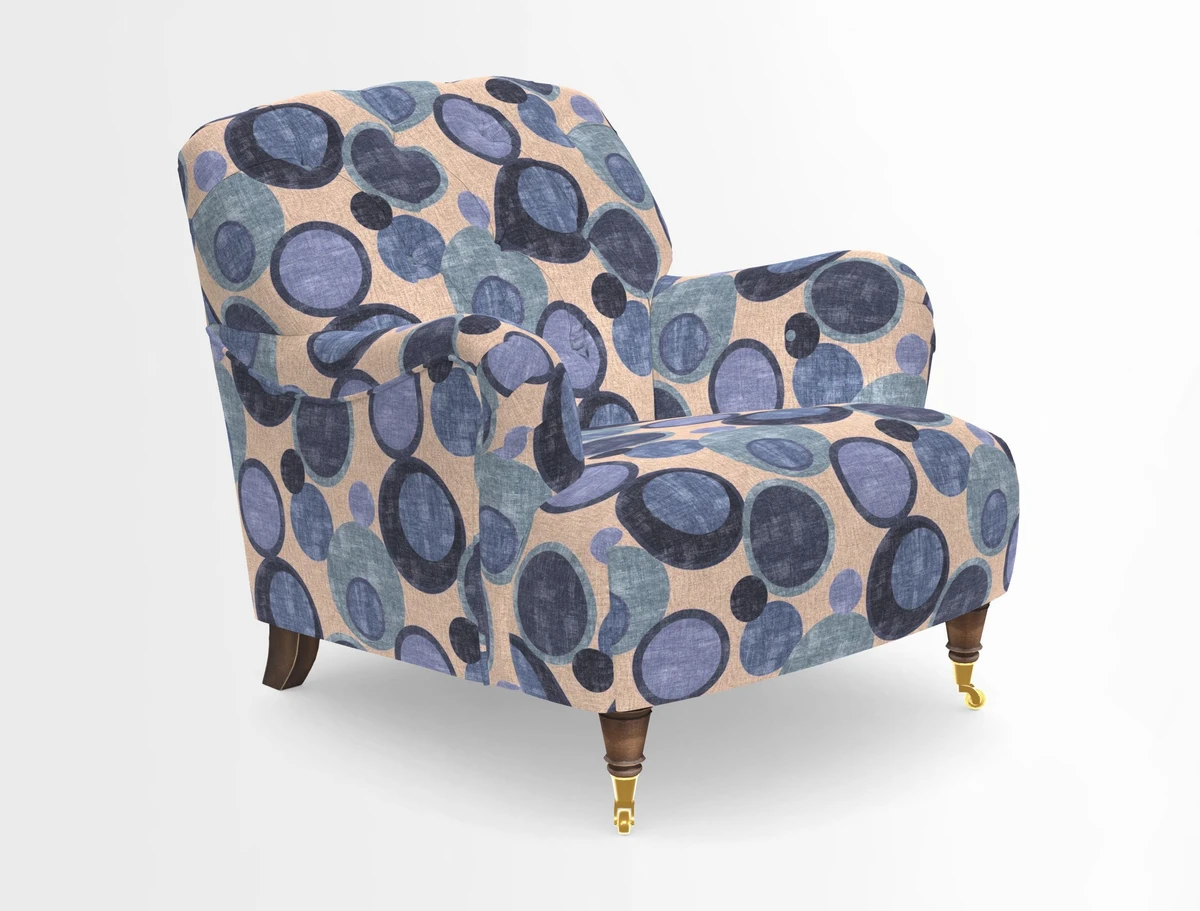 Ditchling Chair in Two Tone Plain Biscuit