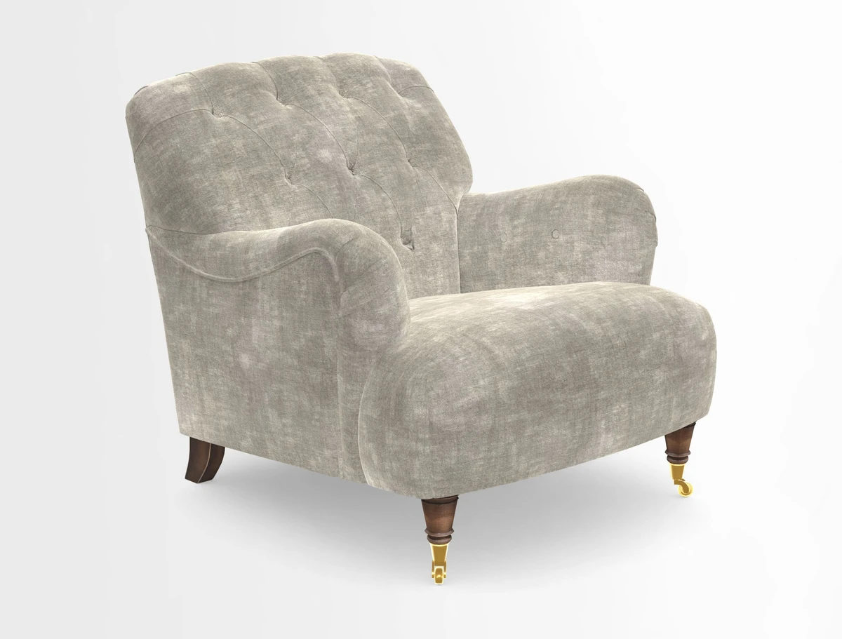 Ditchling Chair in Two Tone Plain Biscuit