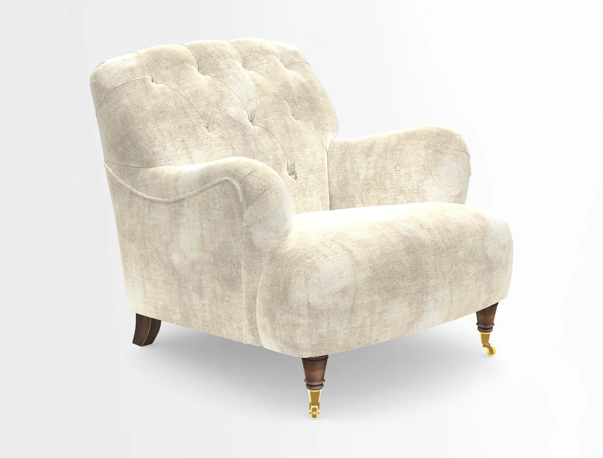 Ditchling Chair in Two Tone Plain Biscuit