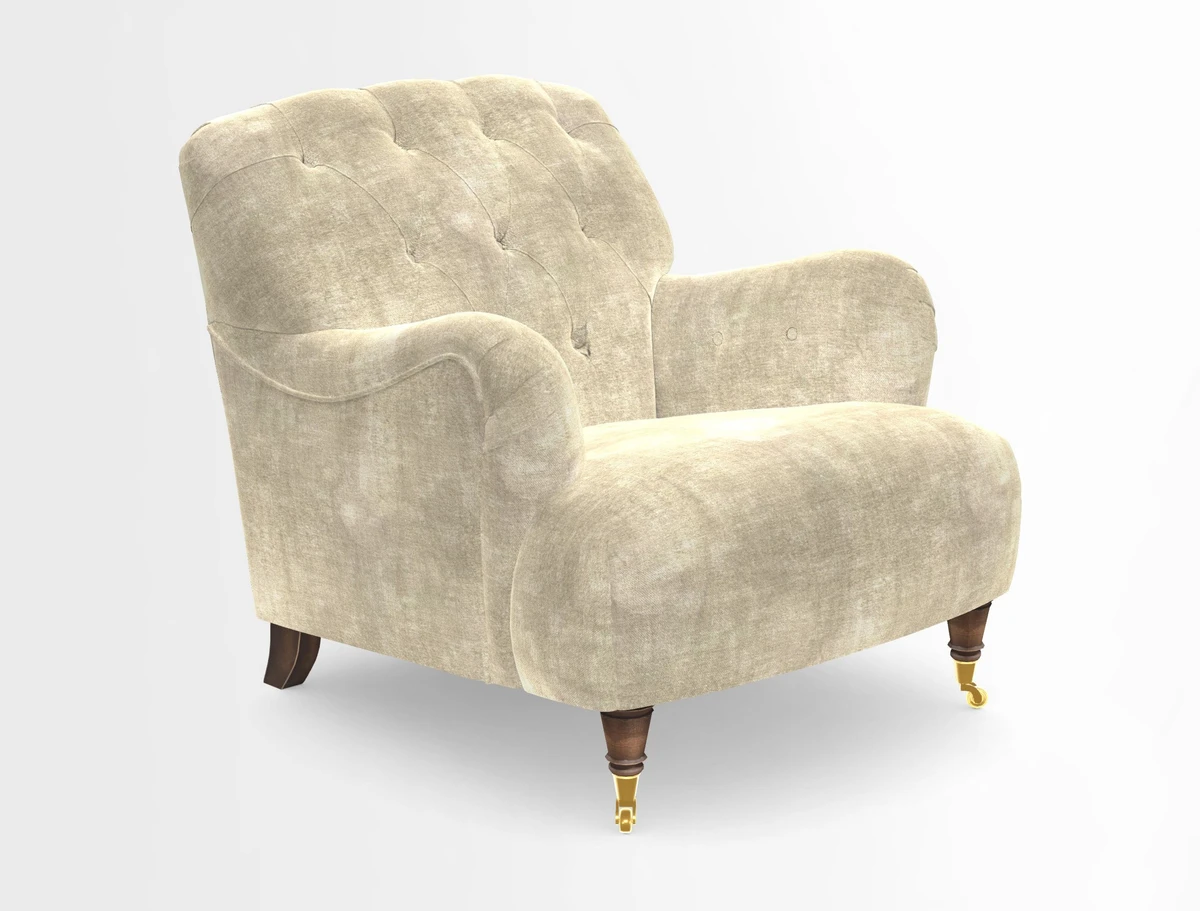 Ditchling Chair in Two Tone Plain Biscuit