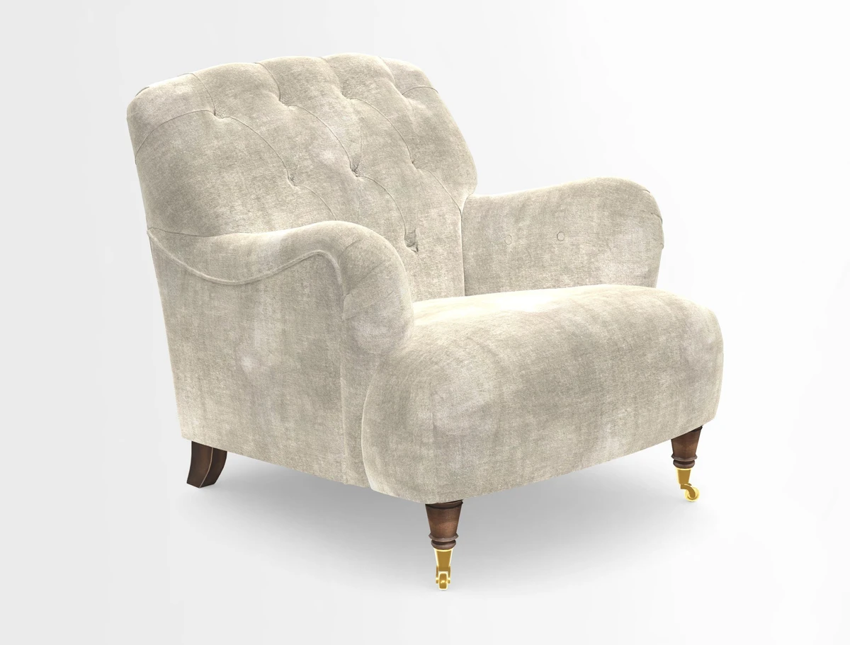 Ditchling Chair in Two Tone Plain Biscuit