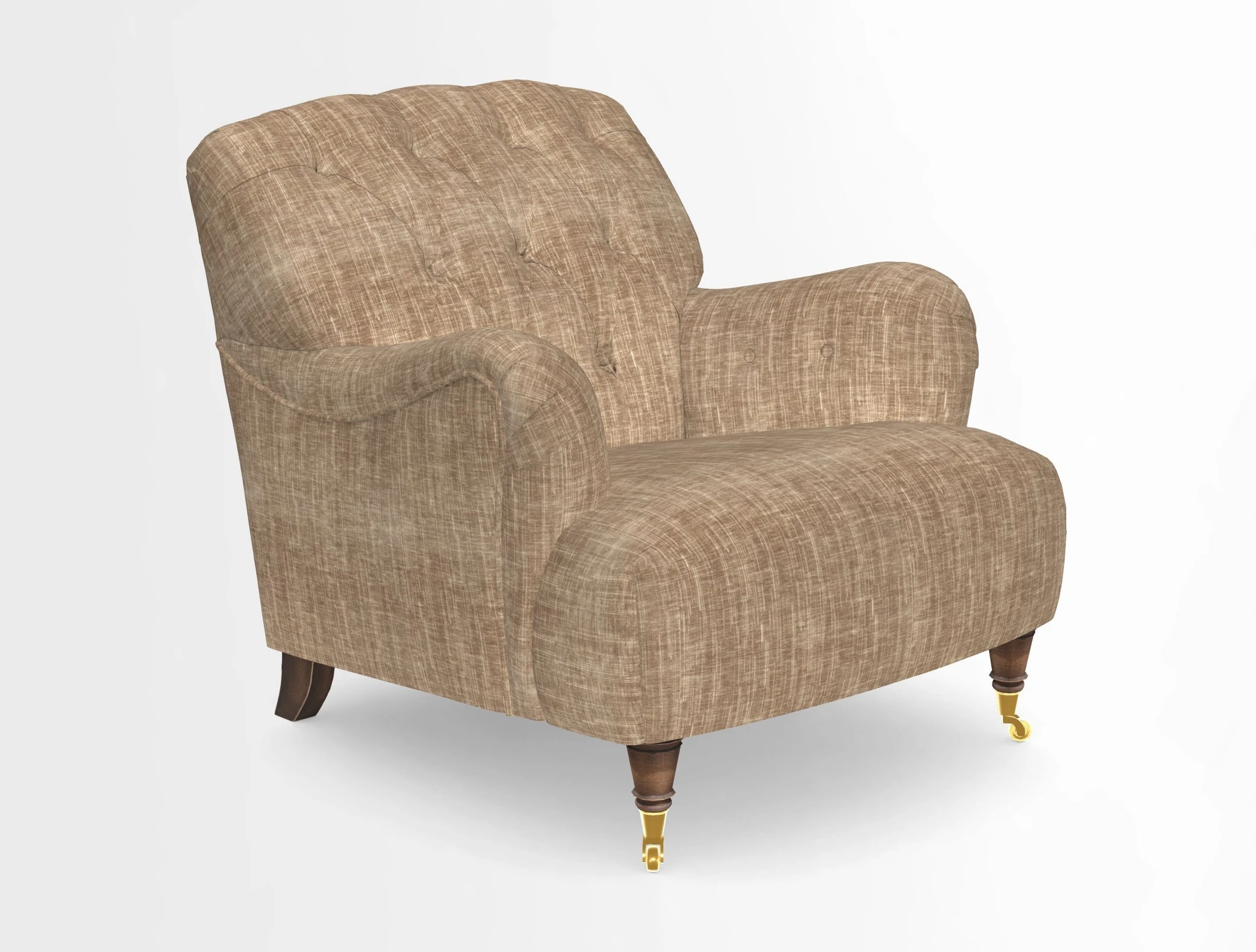 Ditchling Chair in Two Tone Plain Biscuit