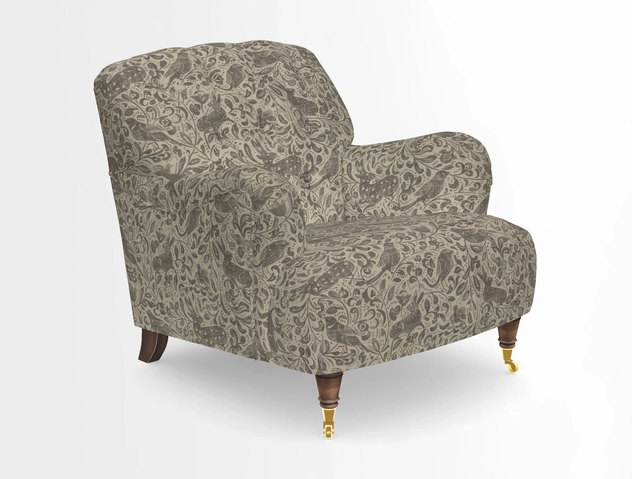 Ditchling Chair in Two Tone Plain Biscuit