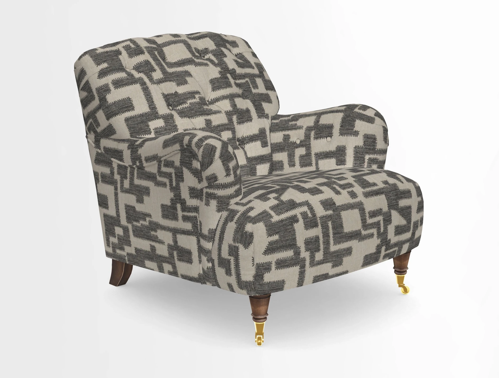 Ditchling Chair in Two Tone Plain Biscuit